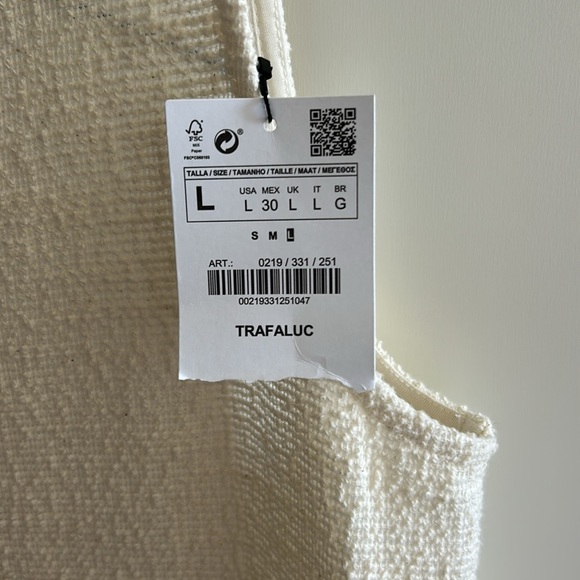 Zara Button Front Midi Dress - Picture 8 of 9